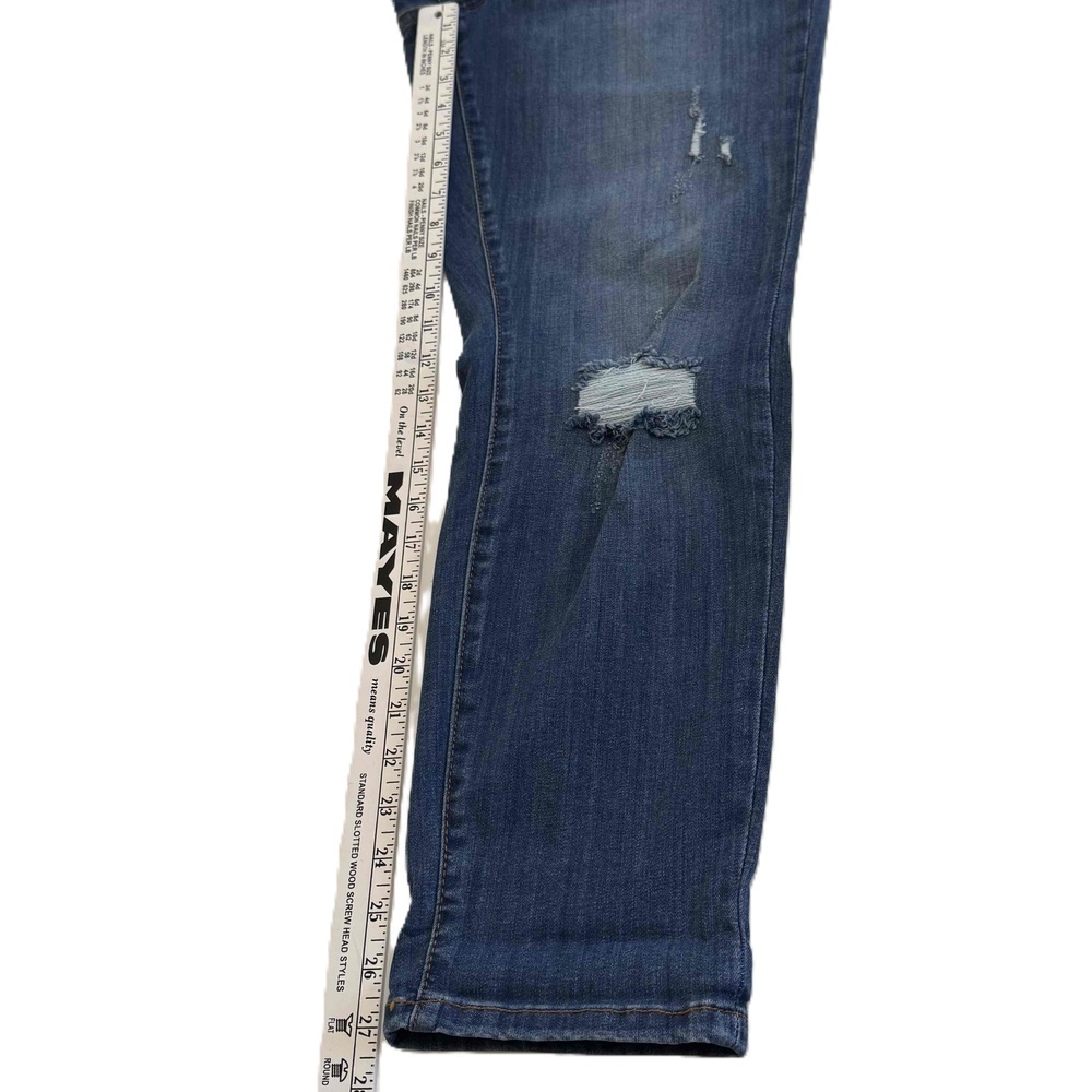 NEW Judy Blue Blue Boyfriend High Waist Cuffed Hem‎ Jeans Size 13/31 - Picture 8 of 10